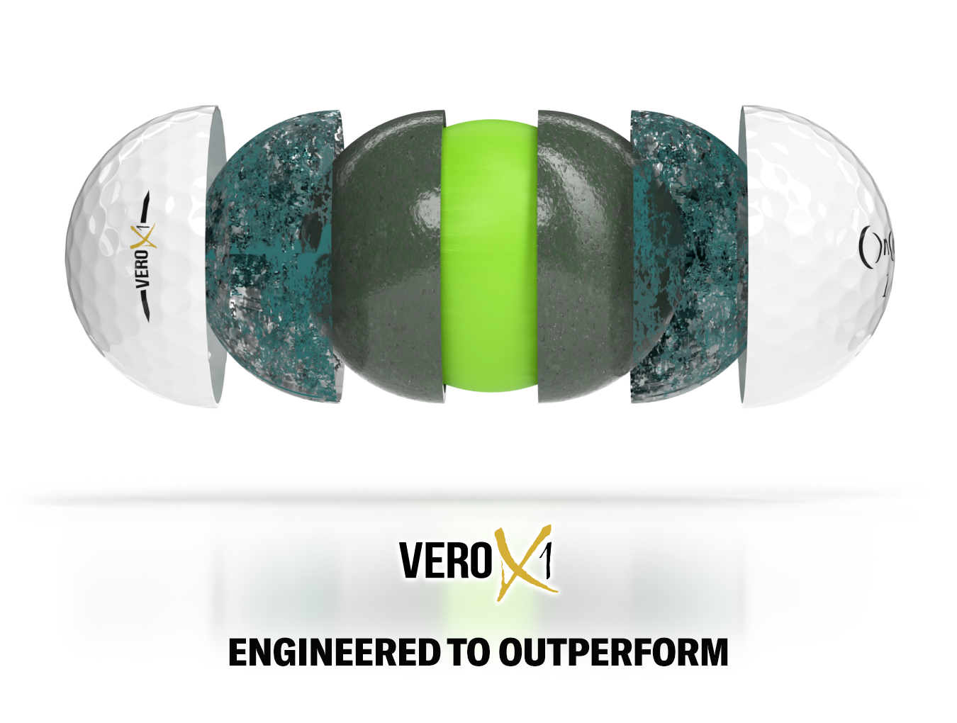 VERO X1 - THE TECHNOLOGY - INSIDE THE GOLF BALL - 2022