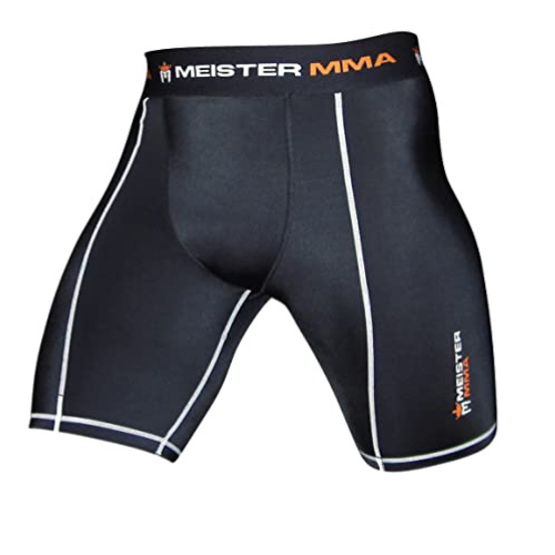 best mma shorts,  mma fight shorts, fight shorts, compression shorts, Meister MMA with Compression Shorts