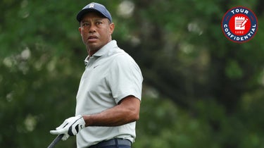 Tiger Woods takes a look at the Masters in 2023