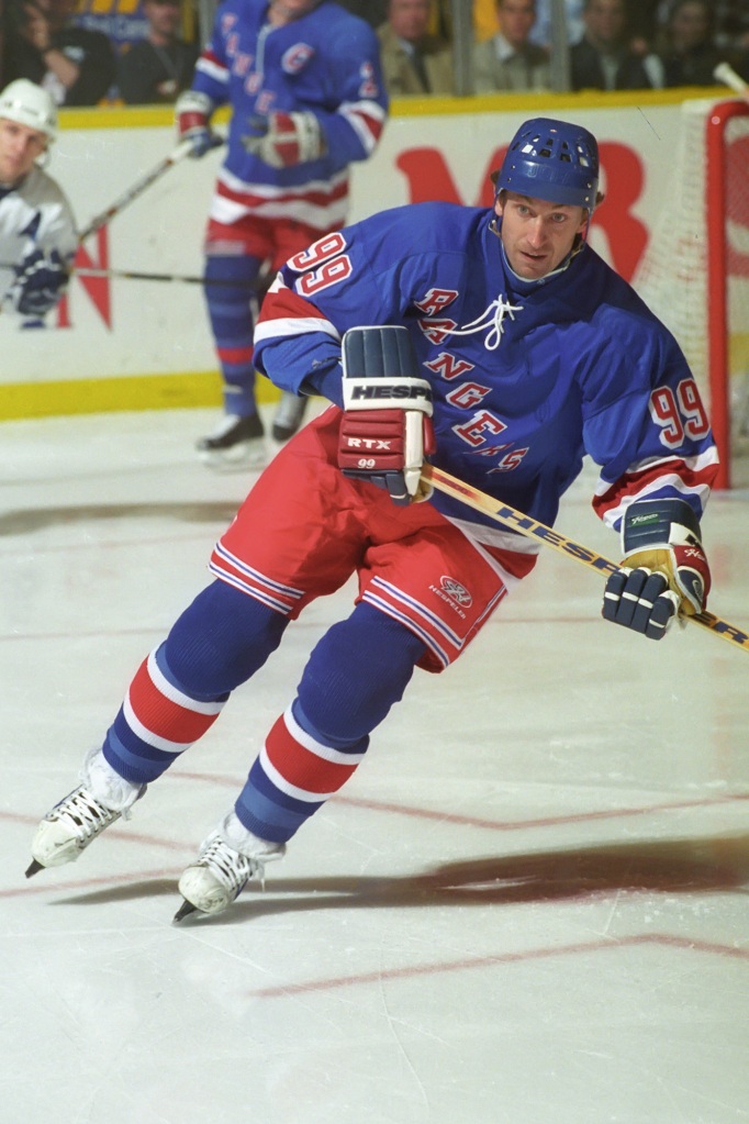 Wayne Gretzky will always be associated with No. 99, which he also wore during his seasons with the Rangers.