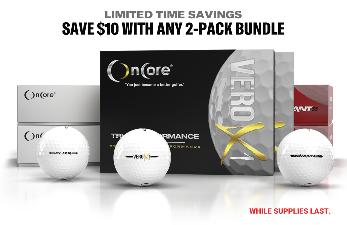 Save  with a 2-pack of OnCore Golf