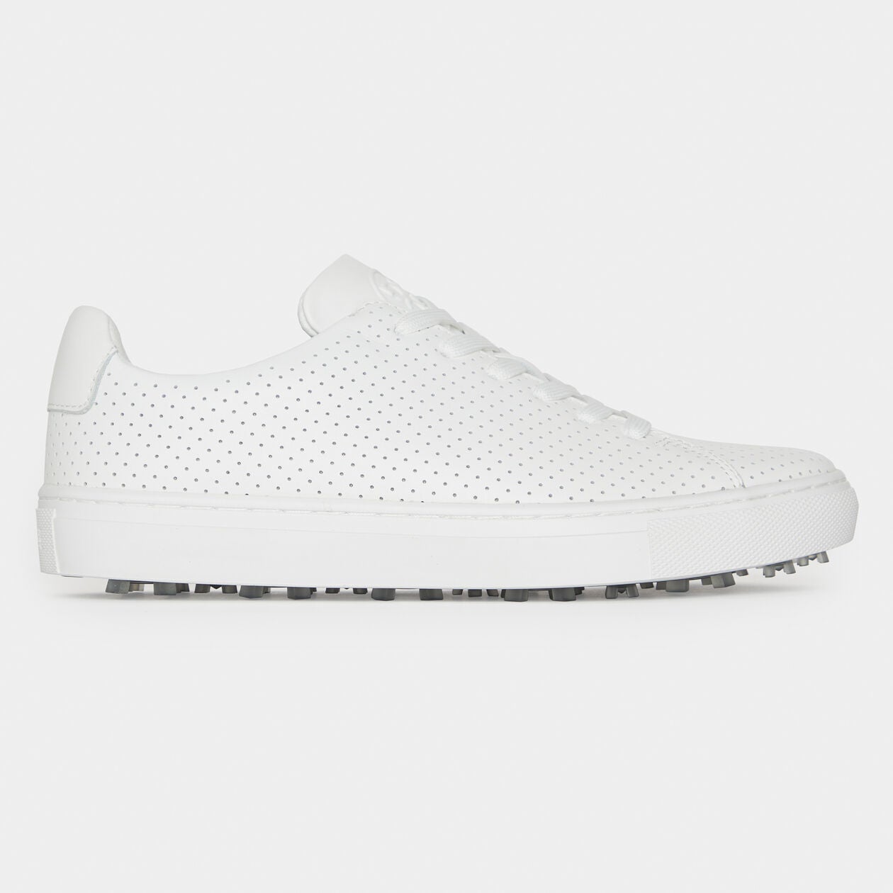 Perforated women's golf shoes