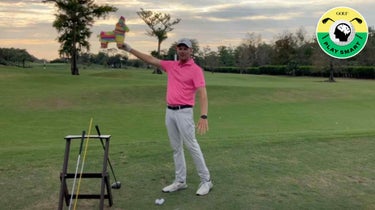 In today's Play Smart lesson, Mark Durland of GOLF's 100 Best Teachers shows how visualizing a piñata can help players stop slicing their driver
