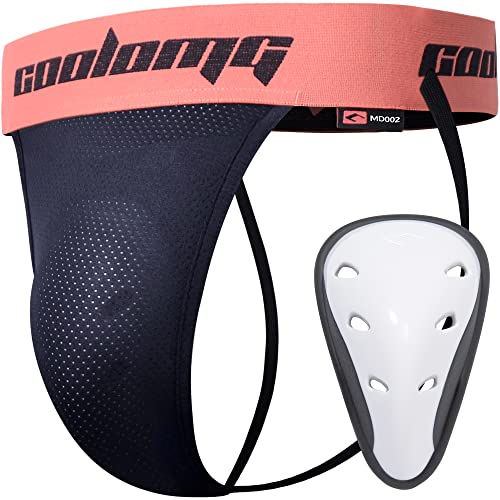 COOLOMG Jock Strap Support with Sport Cup...