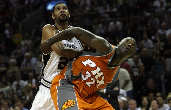 Shaquille O’Neal vs. Tim Duncan