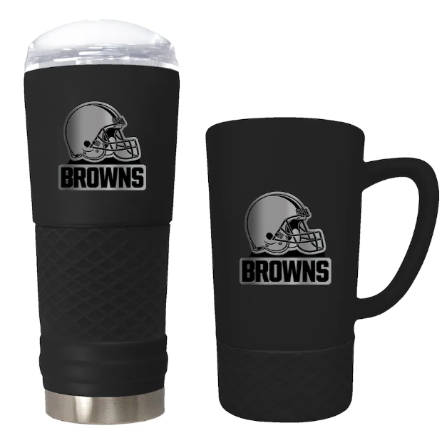 Cleveland Browns 24 oz.  Stealth Pull Tumbler and 15 oz.  Stealth Jump Cup Set