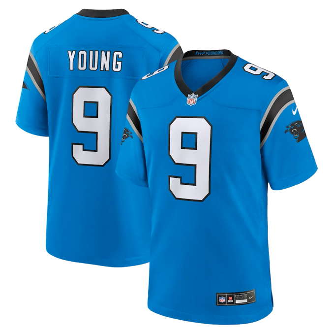 Bryce Young Carolina Panthers Nike 2023 NFL Draft First Round Pick Alternate Game Jersey - Blue