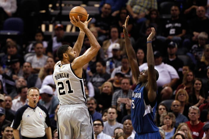 San Antonio Spurs: Tim Duncan (Points: 26,496)