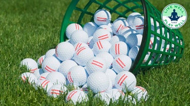 Golf balls in the field