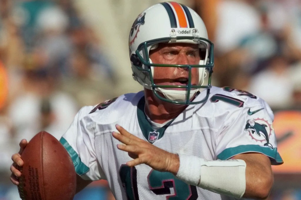 Miami Dolphins quarterback Dan Marino.